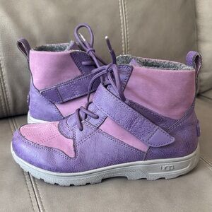 UGG Kids Two-Tone Purple Boots